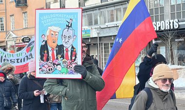 İsveç’te halk sokağa indi: Soykırımcı İsrail’e ve ABD emperyalizmine tepki