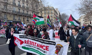 Paris’te binler Filistin için yürüdü: “İşgalci İsrail yargılansın, soykırım dursun”