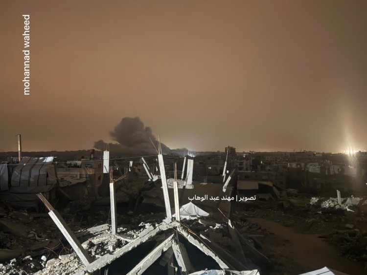 Soykırımcı İsrail, Gazze Şeridi'ne hava ve topçu saldırılarını sürdürdü