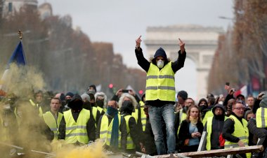 Sarı yeleklilere Paris'in ardından Toulouse'da da gösteri yasağı