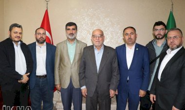 Filistinli Bakandan HÜDA PAR İstanbul İl Başkanlığına ziyaret