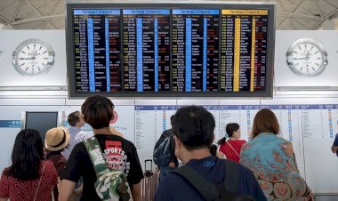 Hong Kong'da grev nedeniyle 200'den fazla uçuş iptal edildi