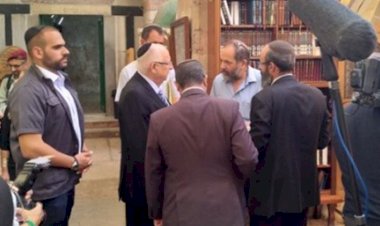 Netanyahu ve işgal rejimi Cumhurbaşkanı Rivlin Hz. İbrahim Camii’ne baskın düzenledi