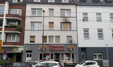 Almanya'da göçmenlerin yaşadığı binada yangın: 1 ölü