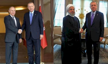 Erdoğan'ın İran ve Rusya ile ikili görüşmeleri sona erdi