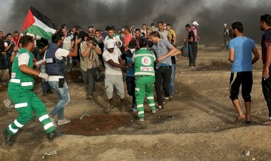 Gazze'deki gösterilerde yaralanan bir Filistinli şehit oldu