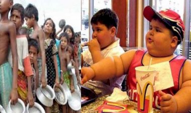 Bir yanda açlık, bir yanda obezite