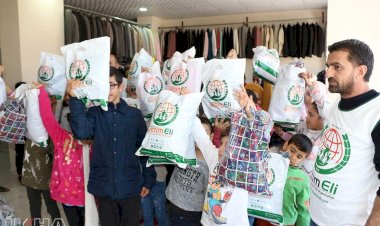 Avrupa Yetim Eli'nden kışlık giyim desteği