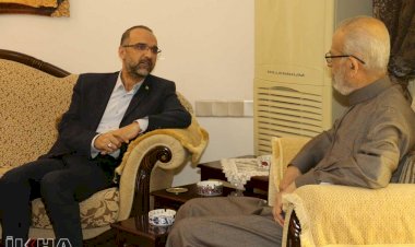 Sağlam Erbil'de Irak eski Cumhurbaşkanlarından Prof. Dr. Abdulhamid ile görüştü