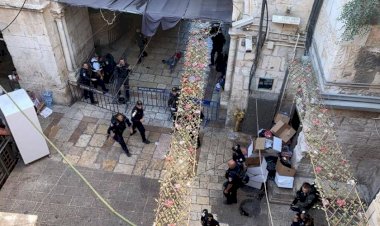 İşgalci İsrail polisi Kudüs'te bir camiyi kapattı