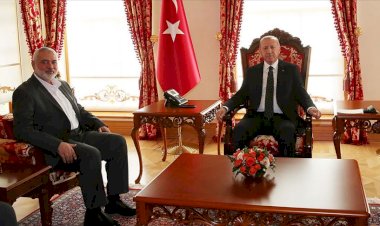 Heniyye başkanlığındaki Hamas heyeti Erdoğan'la görüştü