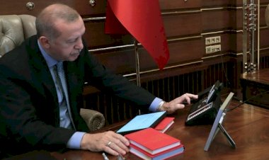 Cumhurbaşkanı Erdoğan, Ruhani ve Salih ile görüştü