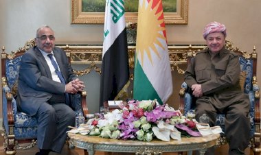 Abdulmehdi, Kürt yetkililerle siyasi krizi görüşmek üzere Erbil'de