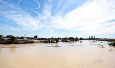 İşgalci İsrail, baraj kapaklarını açarak Gazze'de hasara neden oldu