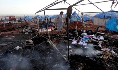 Rus savaş uçakları İdlib'de çadır kampı vurdu