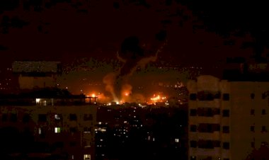 İşgalci İsrail'den Gazze'ye hava saldırıları