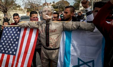 Gazzelilerden Trump'ın sözde barış planına tepki