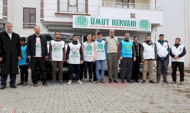 Umut Kervanı, İHO-EBRAR, Avrupa Yetim Eli ve Yetimler Vakfı deprem sahasında