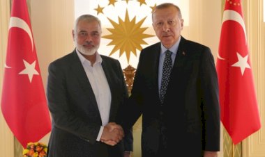 Cumhurbaşkanı Erdoğan Haniyye'yi kabul etti