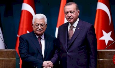 Erdoğan, Filistin Devlet Başkanı Abbas ile görüştü