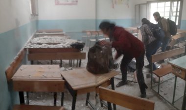 YPG Afrin'de grad füzesiyle okul ve camiyi vurdu