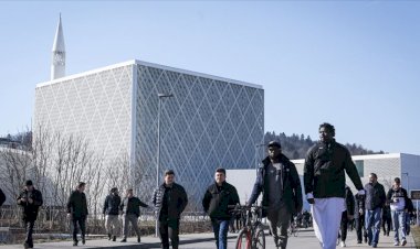 Ljubljana'nın ilk camisinde ilk cuma namazı kılındı
