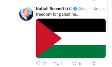Siyonist Bakanı'nın 'hacklenen' Twitter hesabından 'Filistin'e özgürlük' mesajı