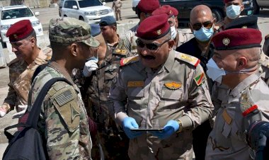 Kerkük'te ABD askerleri K1 Üssü'nü Irak askerlerine devretti