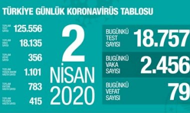 Türkiye'de koronavirüsten can kaybı 356'ya yükseldi: Toplam vaka sayısı 18.135